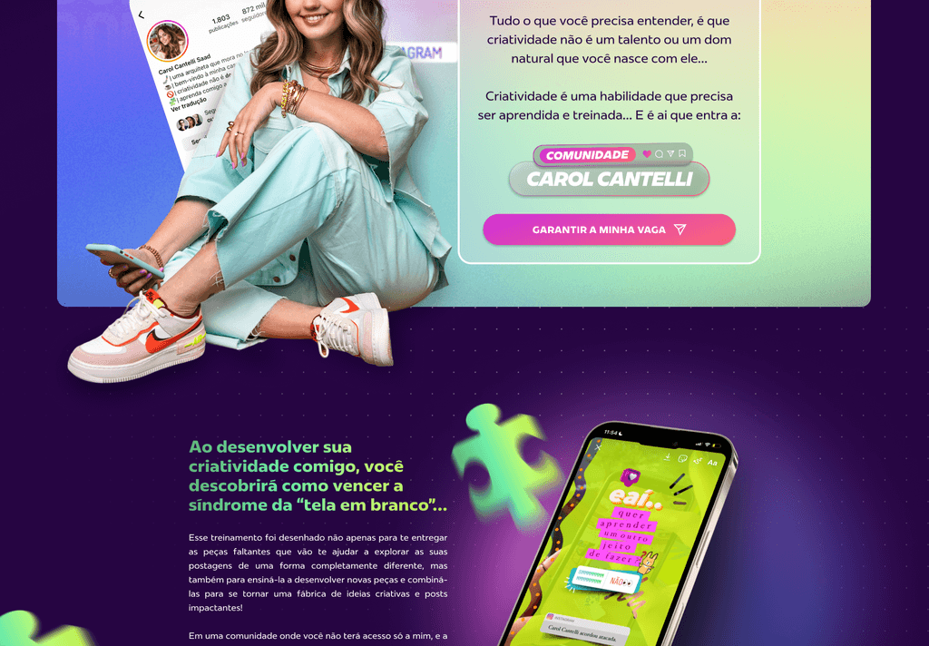 Community Carol Cantelli brand system overview