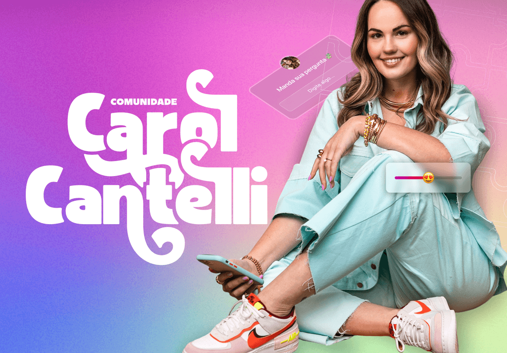 Community Carol Cantelli: vibrant launch identity